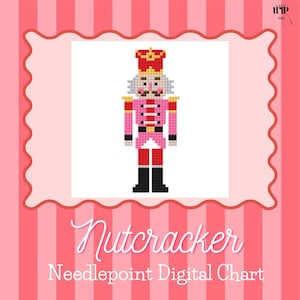 Nutcracker B | Digital Stitch Needlepoint Chart | Cross Stitch Digital Chart  | Affordable Needlepoint | 13 Mesh | Instant Download | PDF
