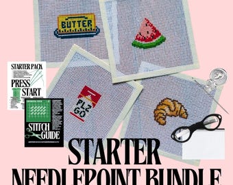 Build Your Own Needlepoint Bundle | Choose 2 Mini Kits + Free WIP Bag