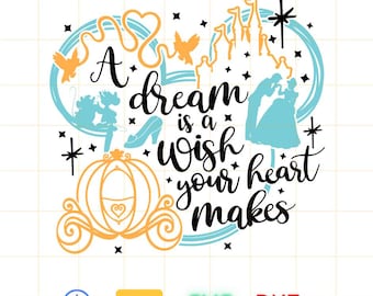 Cinderella SVG, Princess Cinderella , Cindirella Svg Files for Cricut and Silhouette, Clipart Digital Download