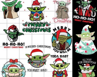Star Wars Christmas Svg, Christmas Svg, Star Wars Svg, Storm Trooper Png, Galaxy's Edge Png, Darth Vader Png, Yoda Png