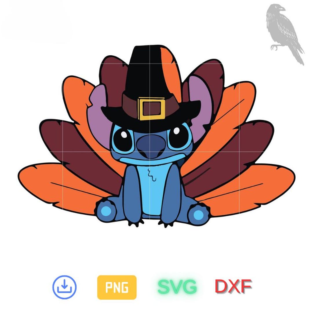 Turkey Stitch SVG, Lilo and Stitch, Stitch PNG, Stitch Dtf,