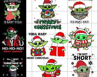 Star Wars Christmas Svg, Christmas Svg, Star Wars Svg, Storm Trooper Png, Galaxy's Edge Png, Darth Vader Png, Yoda Png