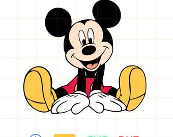 Mickey mouse svg, Mickey svg, mouse svg, layered, instant download, cut file design, shirt design, birthday tshirt svg, eps, png, dxf,