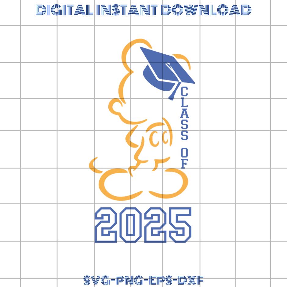 Mickey Graduation Svg,Disney Graduate Cap File, Class of 2025 Shirt Design, Digital Download