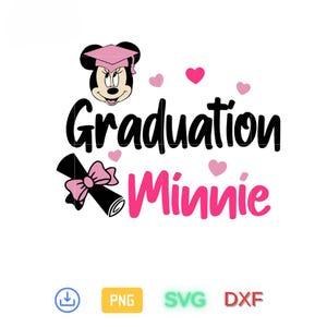 Mouse Graduation SVG, clipart, digital file