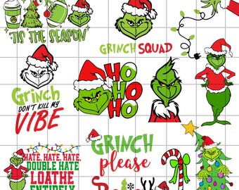 Grinch Christmas SVG Bundle: Grinchmas PNG