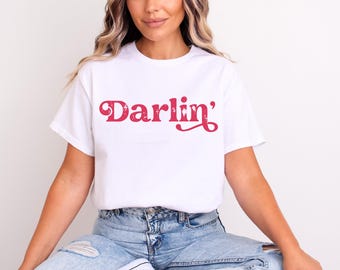 Darlin' Country Music Shirt, Southern Woman Western Tee