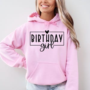 Birthday Girl Hoodie, Girls Party Sweatshirt, Unisex Sizing