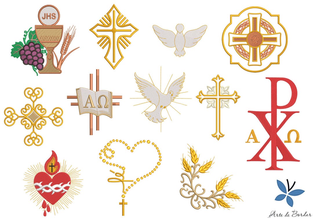 Embroidery Design Religious Collection 001 - Etsy