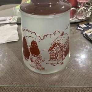 Vintage MCM Bartlett Collins Hansel And Gretel Cookie Jar / Canister
