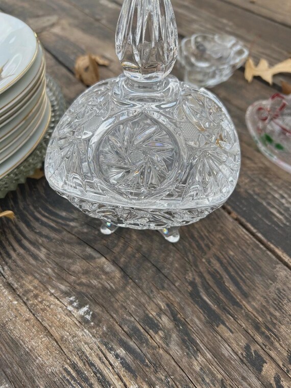 Vintage Lausitzer Glas Crystal Vase 【公式通販】