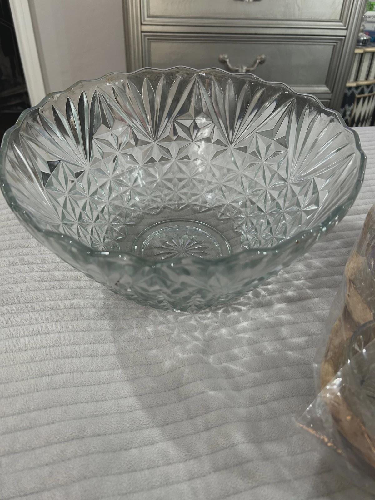 Punch bowl set anchor hocking arlington - Etsy 日本