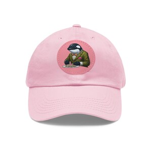 Outfitted Orca Hat with Leather Patch: Alliterative Animals Design Series