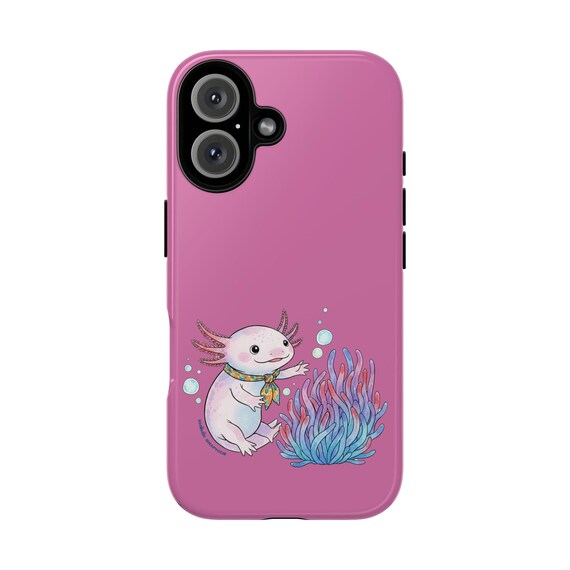 Axolotl Phone Case | Whimsical Animal Iphone, Samsung Cover