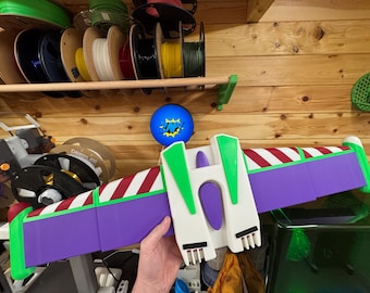 Alas de Buzz Lightyear para niños: impresas en 3D