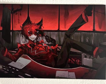 Preordina / Alastor Hazbin Hotel Stampa opaca formato A5