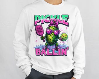 6 Pickle Ballin Png, Funny Pickleball PNG, Cute Pickle Ball Sublimation Design, Pickle DTF Transfer File, Dink This Shirt Digital Design