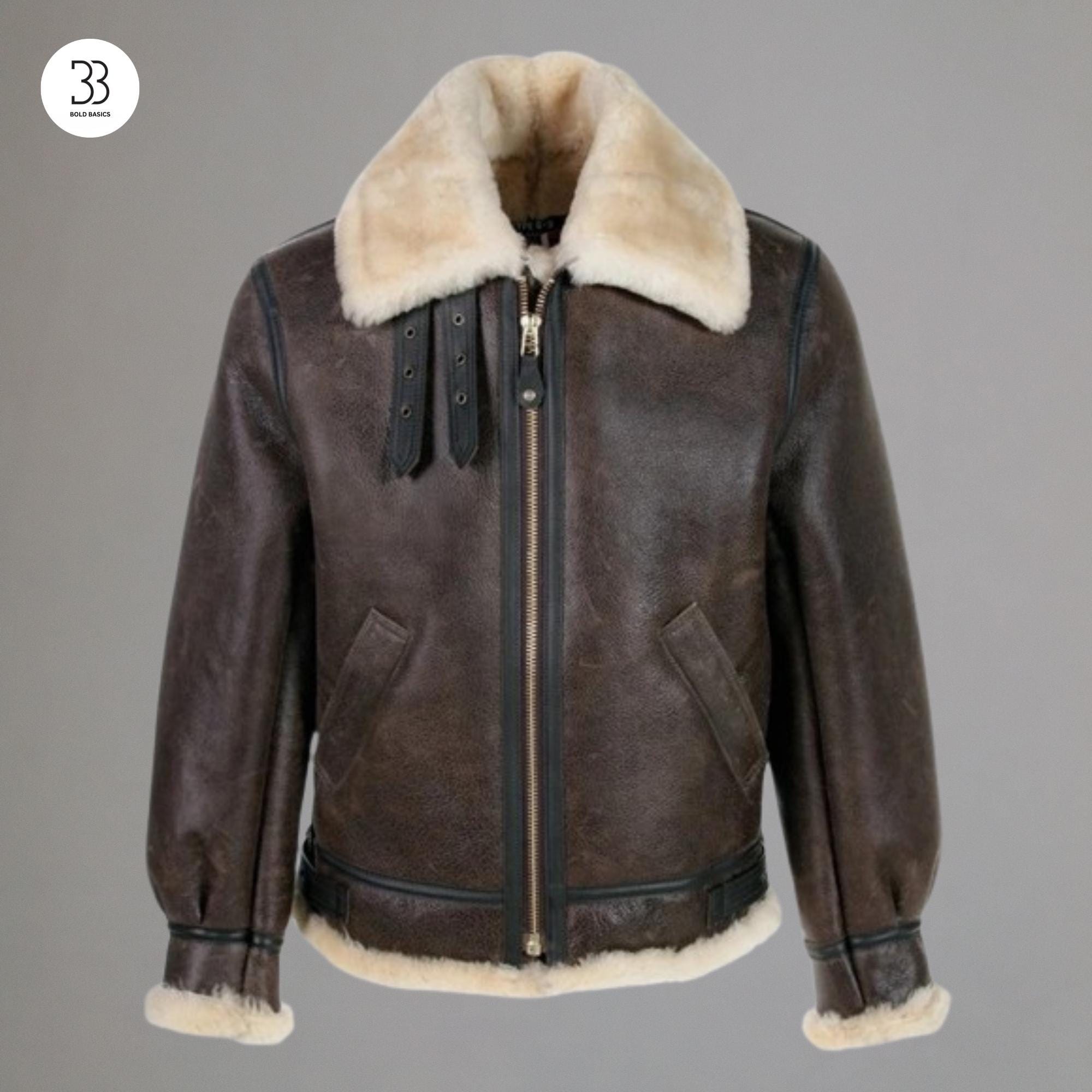 Leon S Kennedy Shearling Leather Jacket, Resident Evil 4 Cosplay