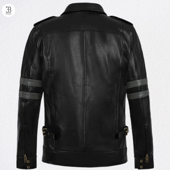 バイオハザード6 レオン・S・ケネディ レザージャケット、ブラック