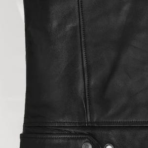 Leon S Kennedy Läderjacka, Resident Evil Cosplay, Biker Ytterkläder bild 7