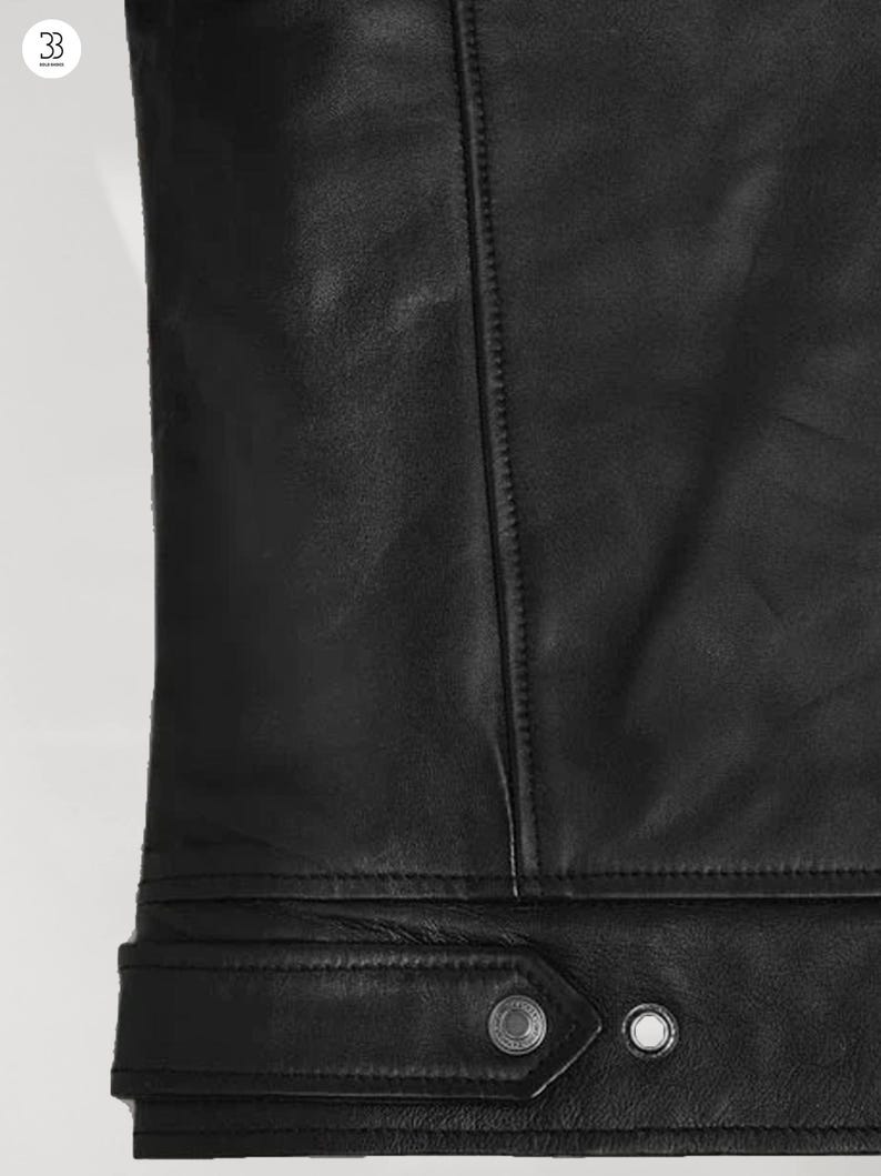 Leon S Kennedy Läderjacka, Resident Evil Cosplay, Biker Ytterkläder bild 7
