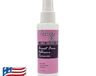 Janet's Closet Breast Form Prosthetic Medical Grade Adhesive Glue REMOVER 4ozUSA