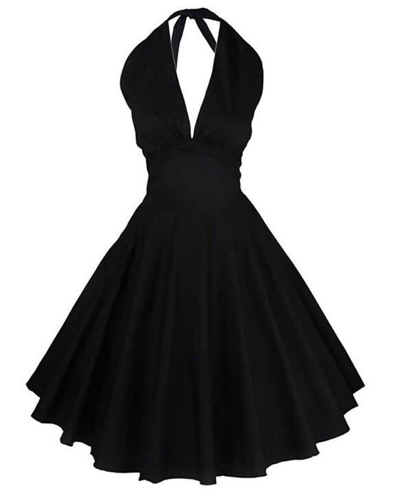 Retro Rockabilly 1950s Pin up Swing Dress for Women Men Crossdresser Trans 