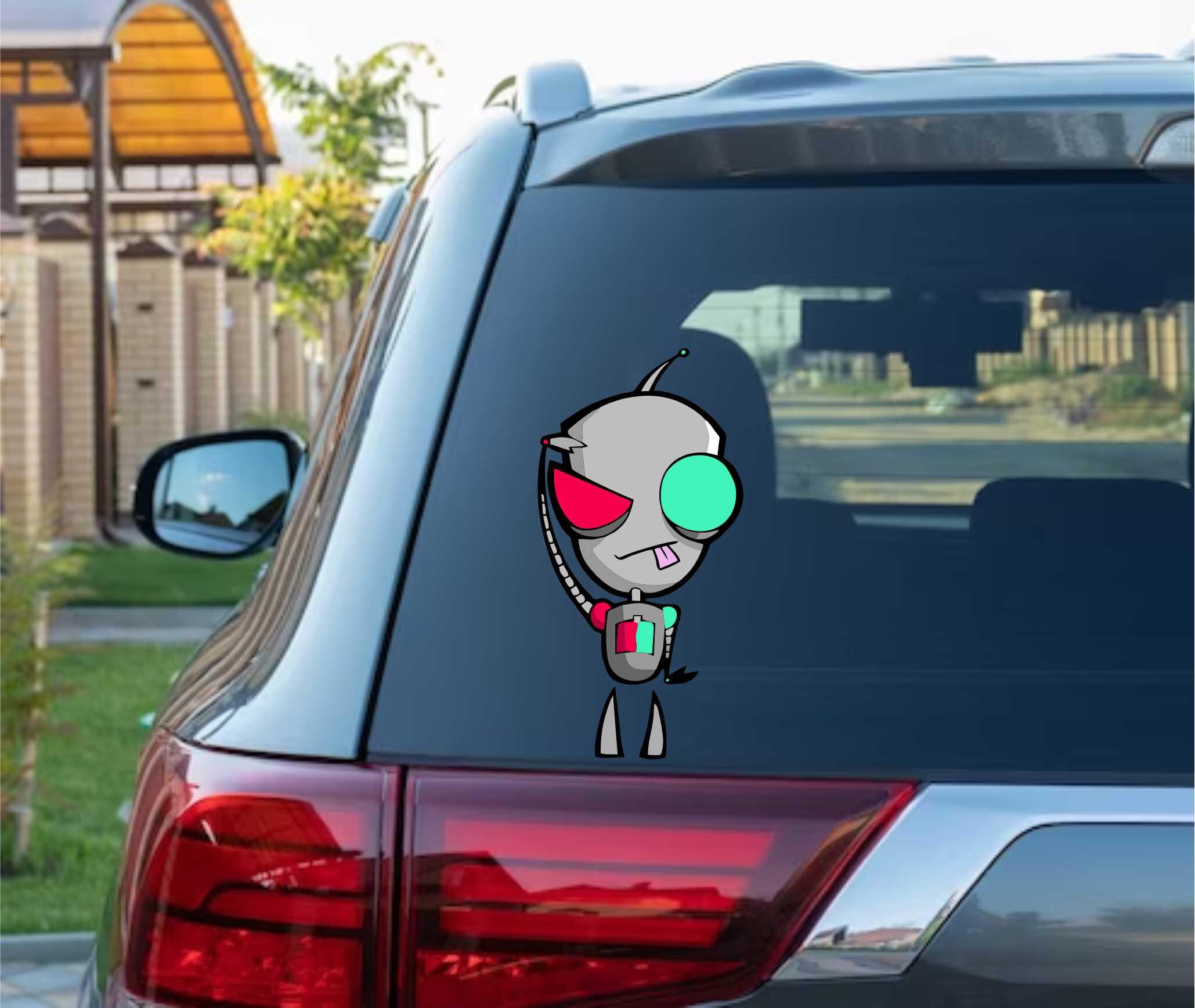 RoomMates Invader Zim Wandtattoo – Abziehbare & Wiederverwendbare Wandaufkleber Mit Alien-Design