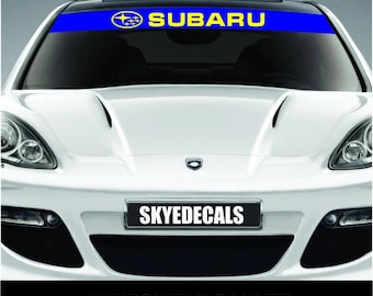 Subaru windshield banner sticker Window Vinyl Decal Stickers For JDM Cars Trucks SUV wrx sti forester legacy boxer engine