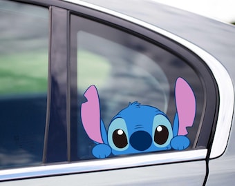 Lilo and Stitch Peeking Peek Peekabo Peekers Bumper Window Vinyl Decal Disney Movie Stickers