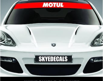motul windshield banner sticker Window Vinyl Decal Stickers For JDM Cars Trucks SUV nissan 370z datsun gt-r honda civic evo supra racing
