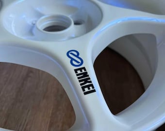 Set of 4Pcs Enkei Wheel Decals Stickers Rally Wheels