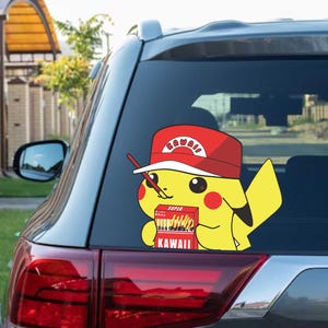 Kawaii Peeka jdm Peeking Peek Peekabo Peekers Bumper Window Vinyl Decal Anime Stickers