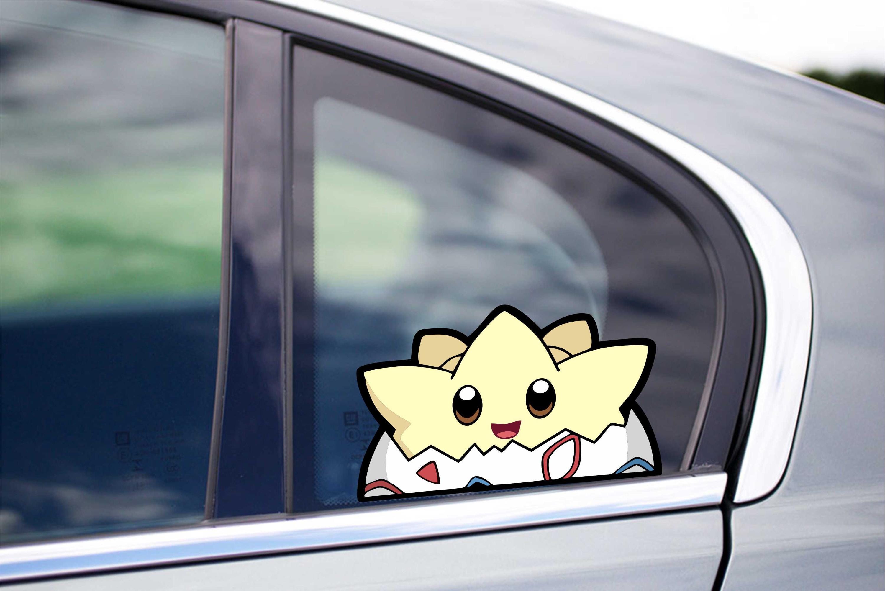 Togepi 2 Peeking Peek Peekabo Peekers Bumper Window Vinyl Decal Anime Cool Stickers