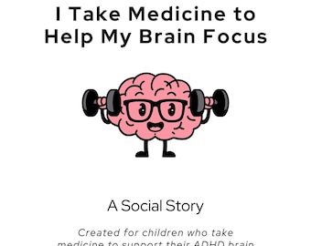 ADHD Social Story for Kids | Medication Support (Digital Download)