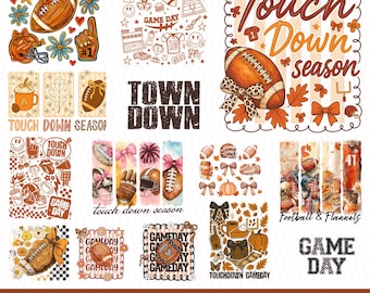 50+ Touchdown Season Bundle Png, Fall Football Png, Football Game Day Png, Football Mama Png, Fall Shirt png, Football Mama png, Fall png