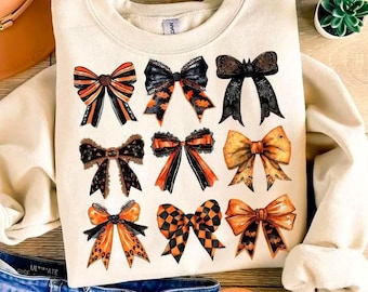 Coquette bow Halloween Png, Halloween png, Girly Halloween png, Spooky Season Png, Halloween Vibes Png, Tshirt Sublimation Design