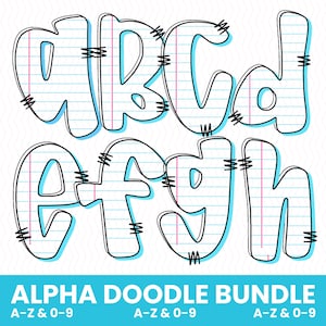 Zurück zu Schulalphabet PNG, Zurück zu Schule Doodle, Notebookseite Doodle, Alpha Doodle, Schulbuchstaben, PNG-Buchstaben, Schule Alpha Doodle,