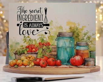 Cutting Board Sublimation Designs Download, Kitchen Sublimation Png, Chopping Board sublimation, Cutting Board Design, Secret ingredient