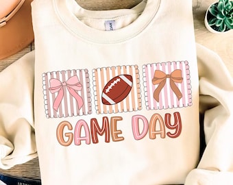 Football Game Day Png, Touchdown Season Png, Fall Football Png, Football Game Day Png, Coquette Football Bow Png, Sport Png, Tis The Season