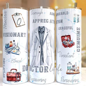 Doctor life 20oz Skinny Tumbler Sublimation Designs, Doctor PNG File Digital Download, Doctor tumbler png, doctor tumbler wrap sublimation