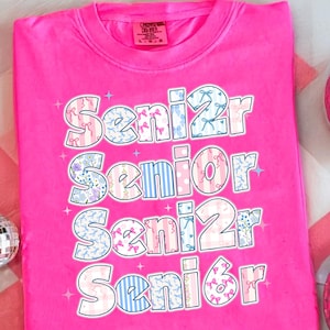 Senior 2026 PNG, Leopard Lightning Bolt Graduation Design, Preppy Girly Senior Bow Shirt Design, Coquette Class of 2026 Sublimation