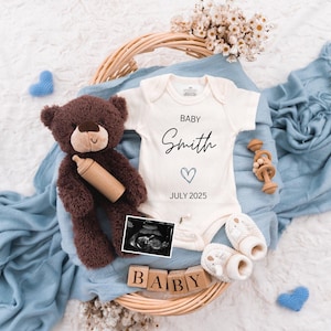 Boy Pregnancy Announcement Digital Baby Announcement Boy Gender Reveal Social Media Reveal Editable Template Its a Boy Little Brother