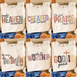 Boho Easter Christian Png Bundle, Jesus Png, Faith Png, Bible Verse Png, Psalm Png, Easter Religious Png, Sublimation Designs, Png file