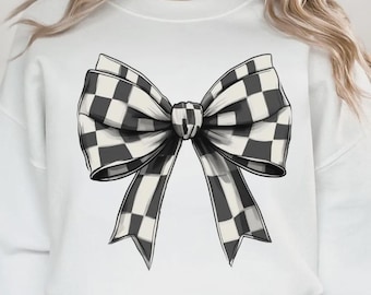 Checkered Coquette Bow SVG PNG, Coquette Bow Svg Png, Checkered Bow Svg Png, Bow Png, Checkered Bow Tie Png, Checkered Svg Png, Trendy Png