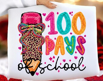 Crochê PNG com fio sintético para os 100 dias de aula, estilo preppy, 100 dias de aula (Feliz 100 dias PNG), 100 dias de aula, Professora 100 dias PNG, Escola para meninas