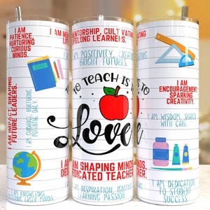 Teacher life 20oz Skinny Tumbler Sublimation Designs, Teacher PNG File Digital Download,Teacher life PNG, Teacher tumbler png