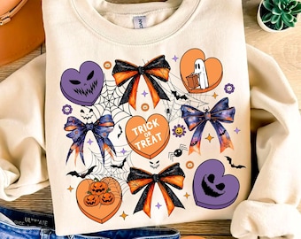 Coquette Halloween Png, Halloween png, Girly Halloween png,  Halloween Vibes Png, Candy Heart Sublimation Designs, Spooky Season Png