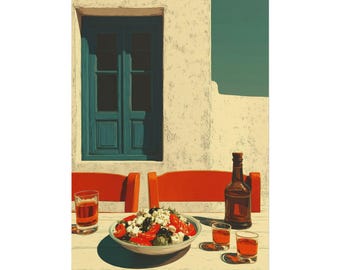 Mediterranean Cuisine Poster | Healthy Cooking Inspiration