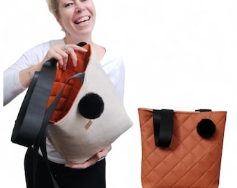 Orange Shoulder Bag - Autumn Gift